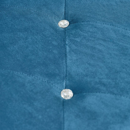 Storage Bench With Crystal Buttons And 1 Pillow For Bedroom - The Sleep Loft - Online Mattress Showroom NYC