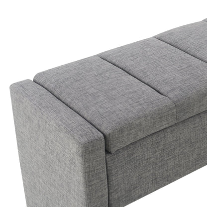 Modern Upholstered Large Bed End Bench With Storage - The Sleep Loft - Online Mattress Showroom NYC