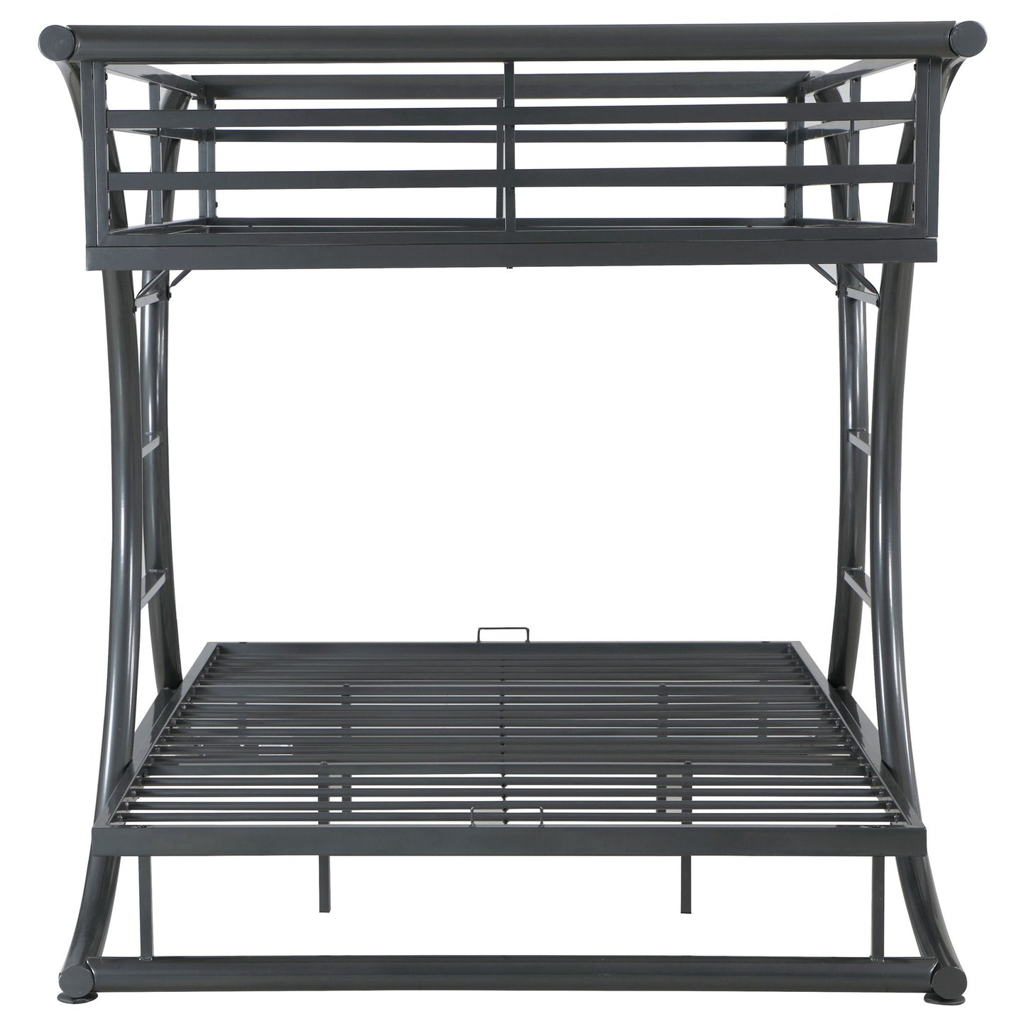 Weston - Bunk Bed Full Over Full - Gunmetal - The Sleep Loft - Online Mattress Showroom NYC