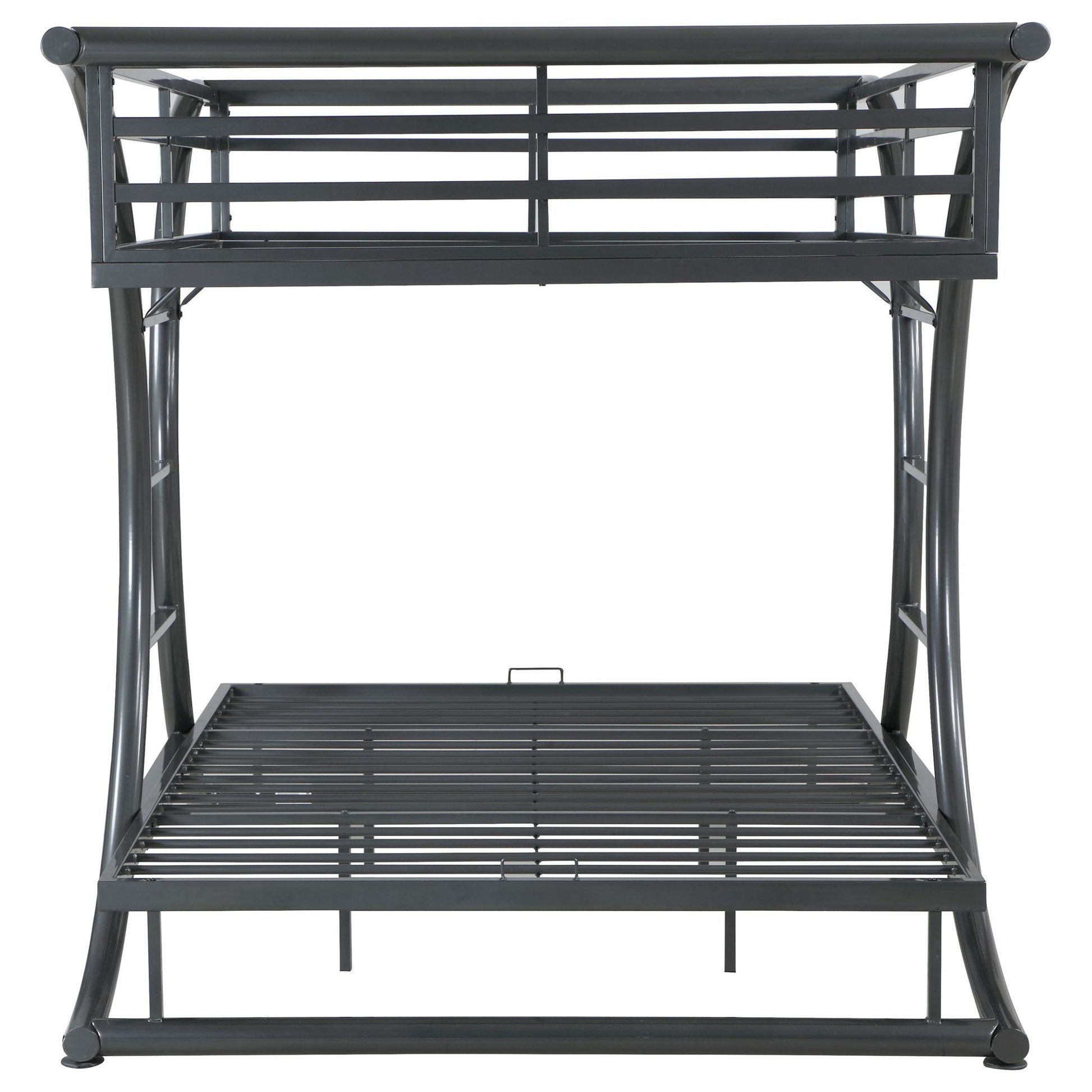 Weston - Bunk Bed Full Over Full - Gunmetal - The Sleep Loft - Online Mattress Showroom NYC