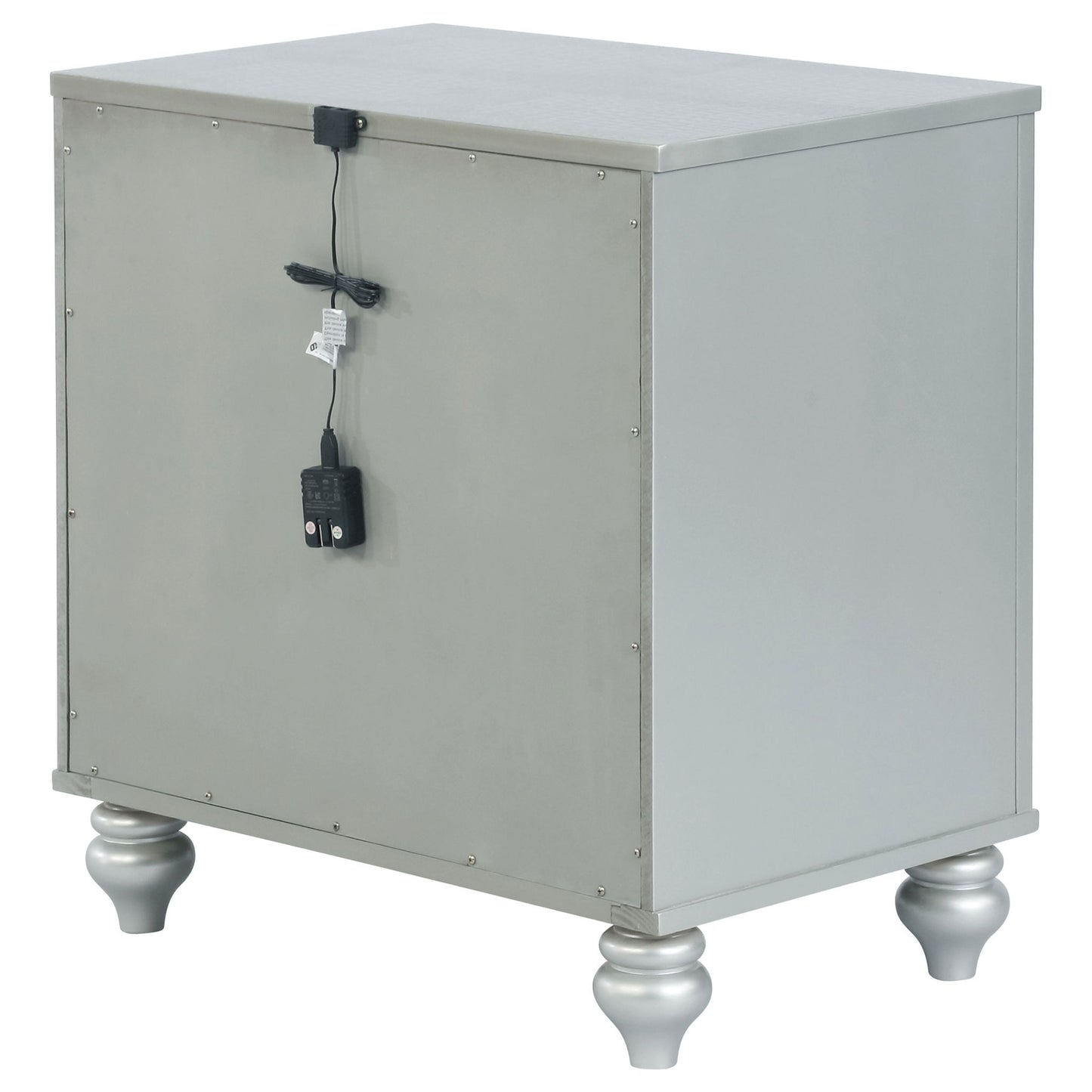 Menlo - 2 Drawer Nightstand - Gray - The Sleep Loft - Online Mattress Showroom NYC