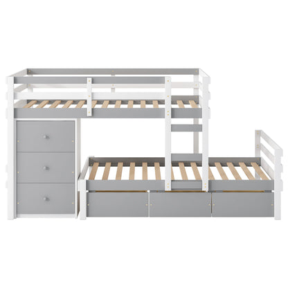Loft Bunk Bed With Drawers And Ladder - The Sleep Loft - Online Mattress Showroom NYC