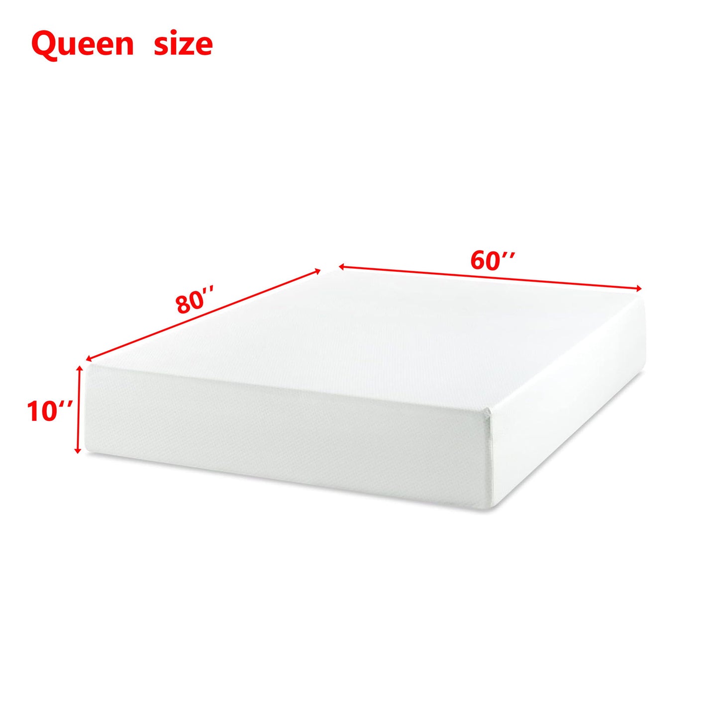 10" Green Tea Memory Foam Mattress In Box, Fiberglass Free - The Sleep Loft - Online Mattress Showroom NYC