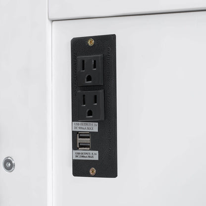 Murphy Bed With Desk, LED Lights & USB Charging Station - The Sleep Loft - Online Mattress Showroom NYC