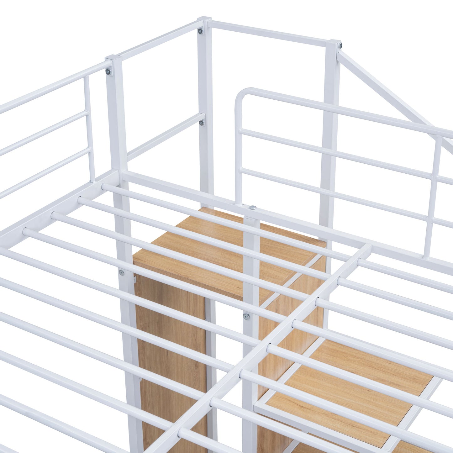 Bunk Bed With Lateral Storage Ladder And Wardrobe - The Sleep Loft - Online Mattress Showroom NYC