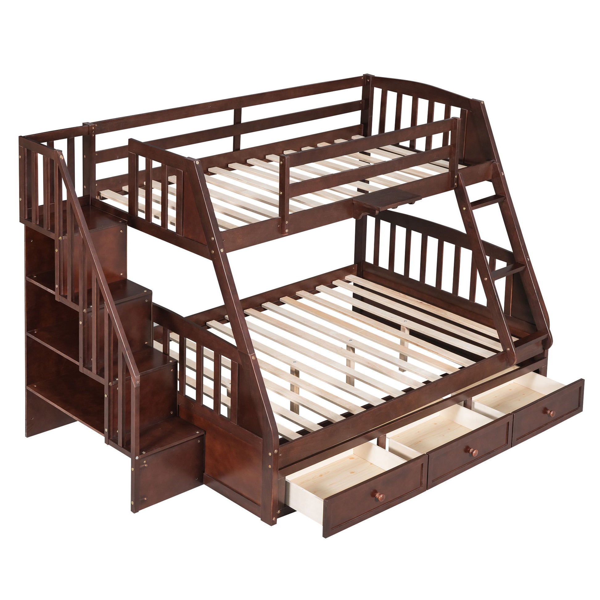 Bunk Bed With Drawers, Ladder And Storage Staircase - The Sleep Loft - Online Mattress Showroom NYC