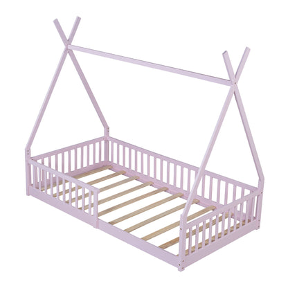 House Shaped Design Bed With Fence - The Sleep Loft - Online Mattress Showroom NYC