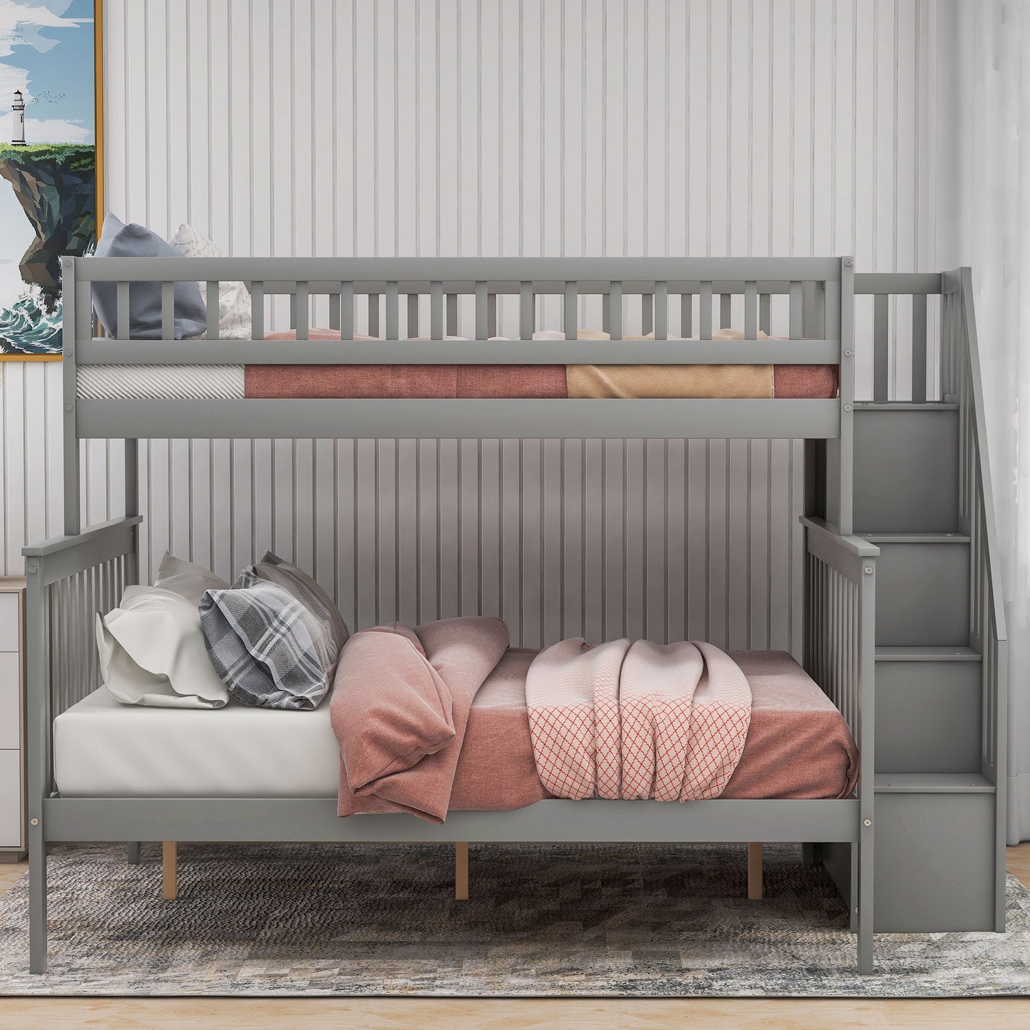 Bunk Bed With Staircase - The Sleep Loft - Online Mattress Showroom NYC