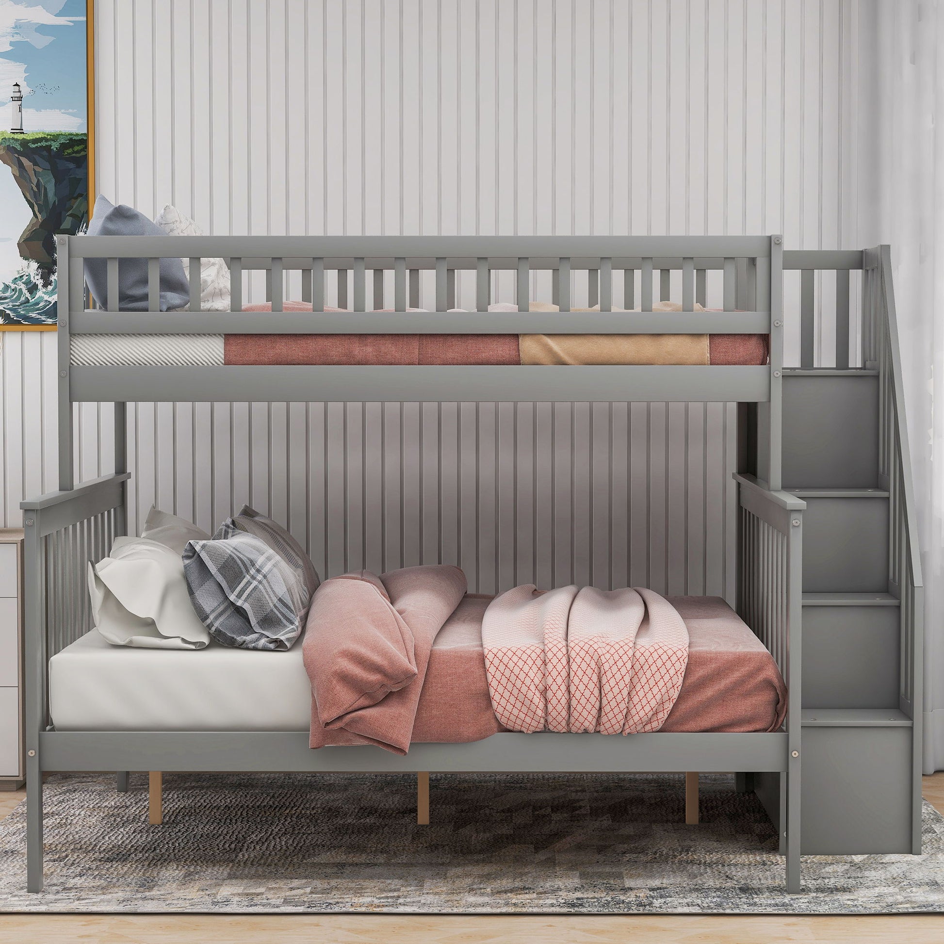 Bunk Bed With Staircase - The Sleep Loft - Online Mattress Showroom NYC