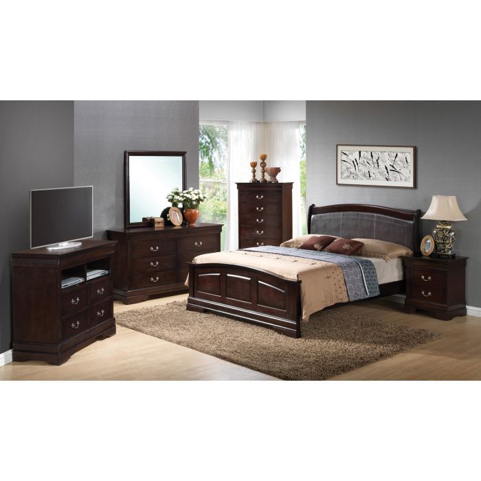 Panel Sleigh Bed Elegantly Crafted - The Sleep Loft - Online Mattress Showroom NYC
