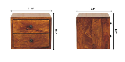 Solis - 1 Drawer Wall Mounted Nightstand - The Sleep Loft - Online Mattress Showroom NYC