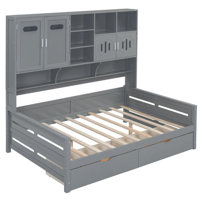 Daybed With All-In-One Cabinet And Shelf - The Sleep Loft - Online Mattress Showroom NYC