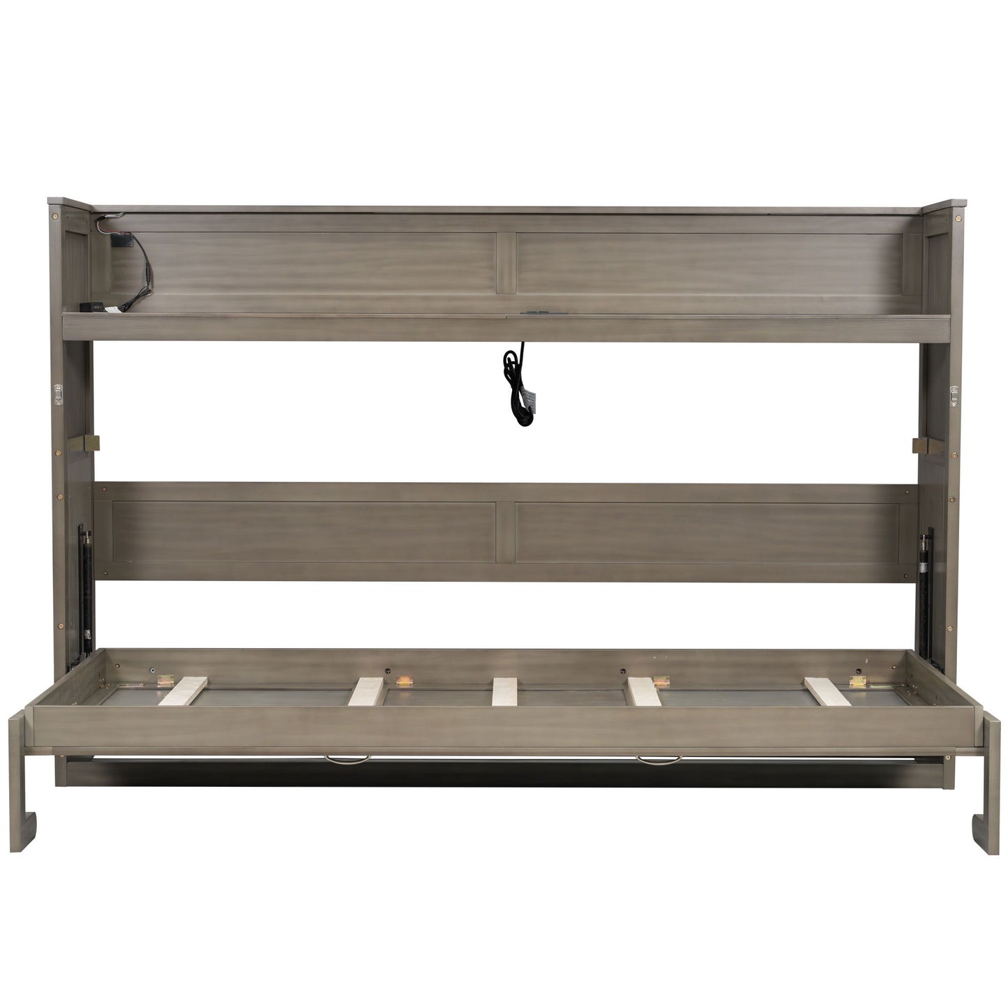 Murphy Bed With Desk, LED Light And USB Charging Station - The Sleep Loft - Online Mattress Showroom NYC