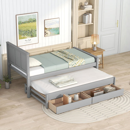 Platform Bed With Trundle And Drawers - The Sleep Loft - Online Mattress Showroom NYC