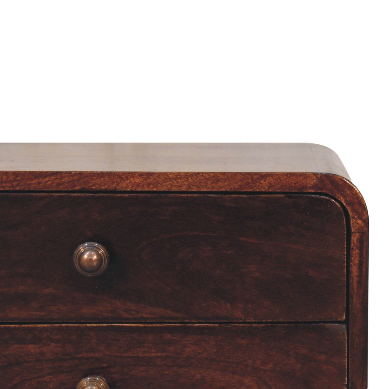 Curved Wall Mounted Bedside Nightstand - The Sleep Loft - Online Mattress Showroom NYC