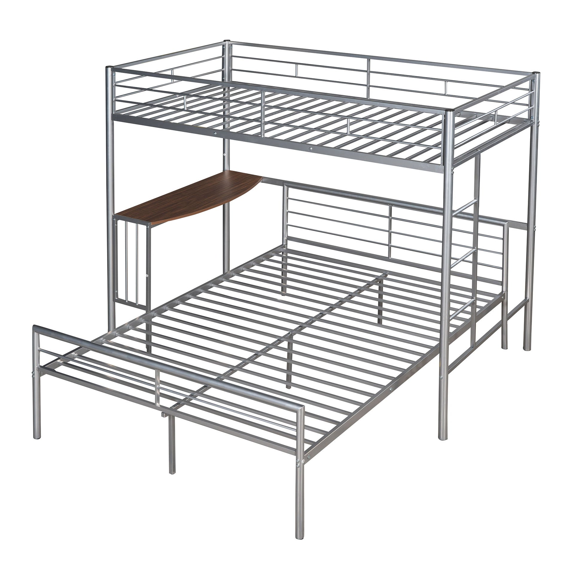 Bunk Bed With Desk, Ladder And Quality Slats For Bedroom - The Sleep Loft - Online Mattress Showroom NYC