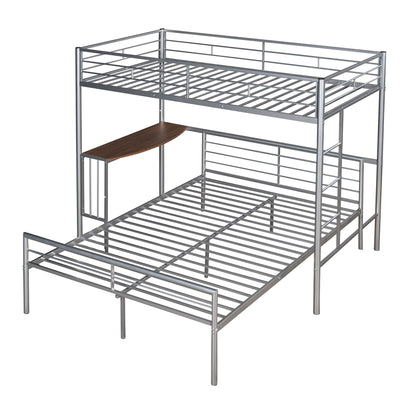 Bunk Bed With Desk, Ladder And Quality Slats For Bedroom - The Sleep Loft - Online Mattress Showroom NYC