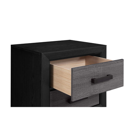 Soluto - Nightstand - Gray / Black - The Sleep Loft - Online Mattress Showroom NYC