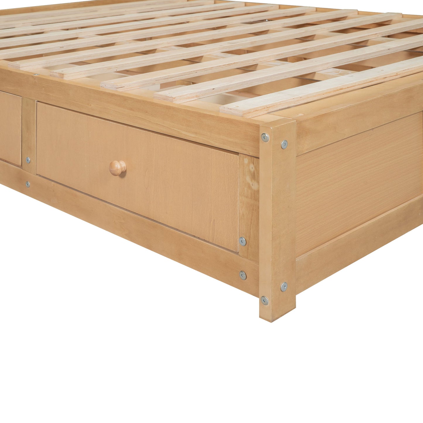 Platform Bed With Underneath Storage And 2 Drawers - The Sleep Loft - Online Mattress Showroom NYC