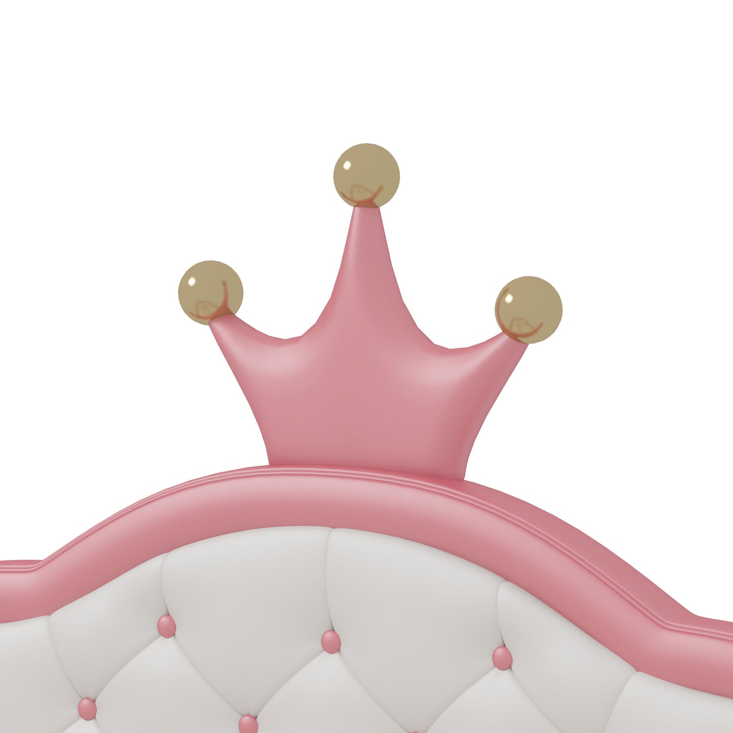 Lovely Crown Fantasy Princess Bed With Tufted Headboard - The Sleep Loft - Online Mattress Showroom NYC