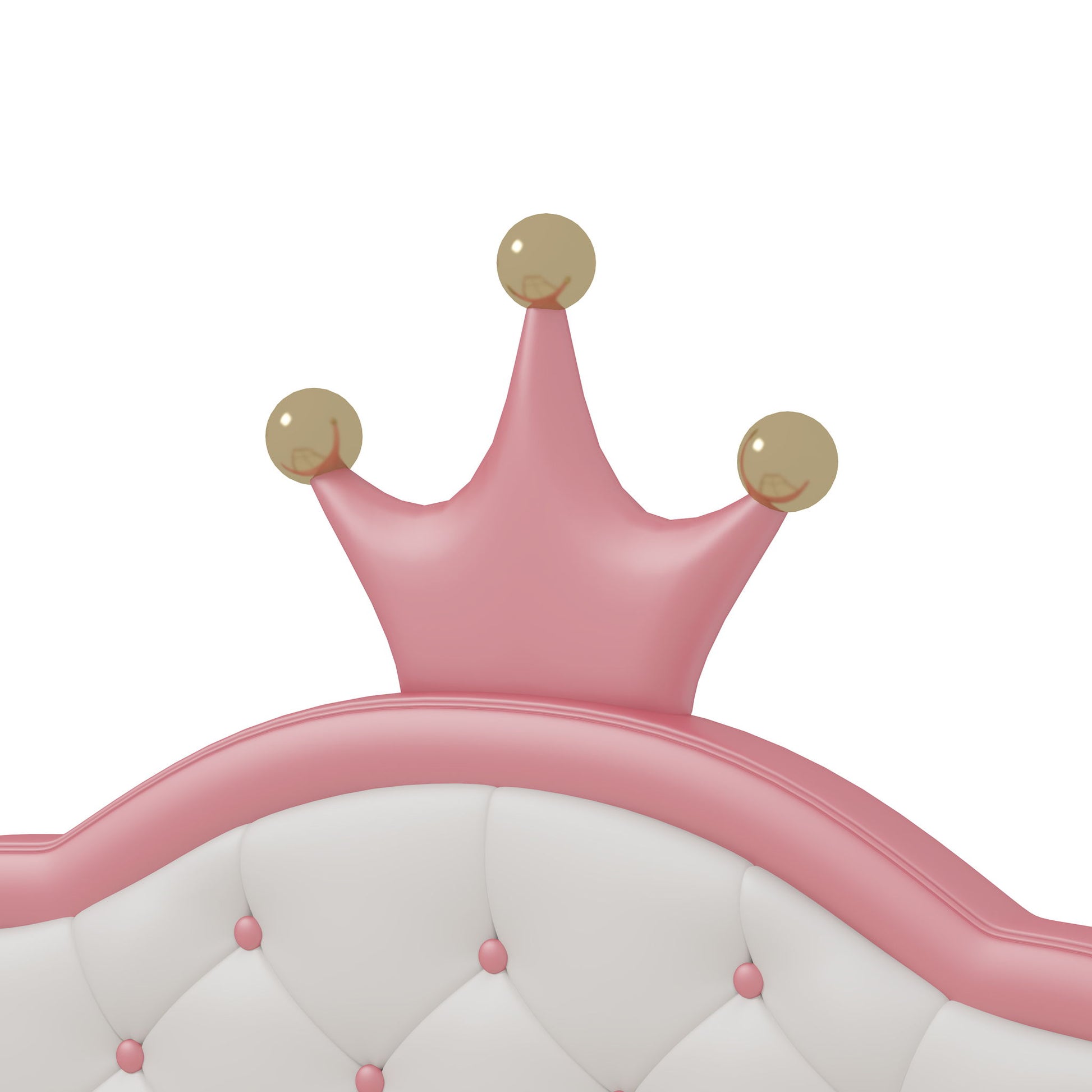 Lovely Crown Fantasy Princess Bed With Tufted Headboard - The Sleep Loft - Online Mattress Showroom NYC