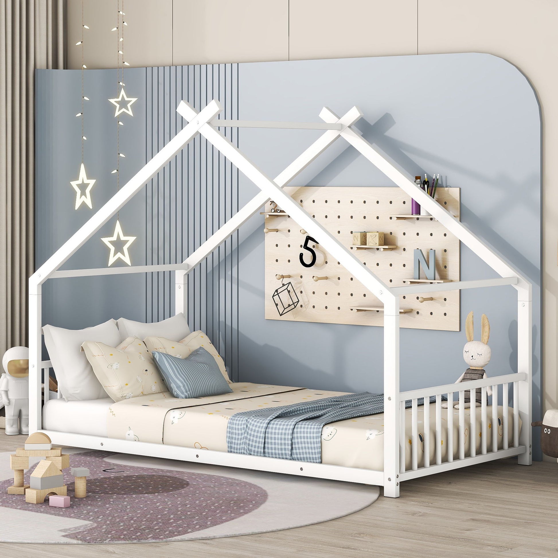Metal House Bed - The Sleep Loft - Online Mattress Showroom NYC
