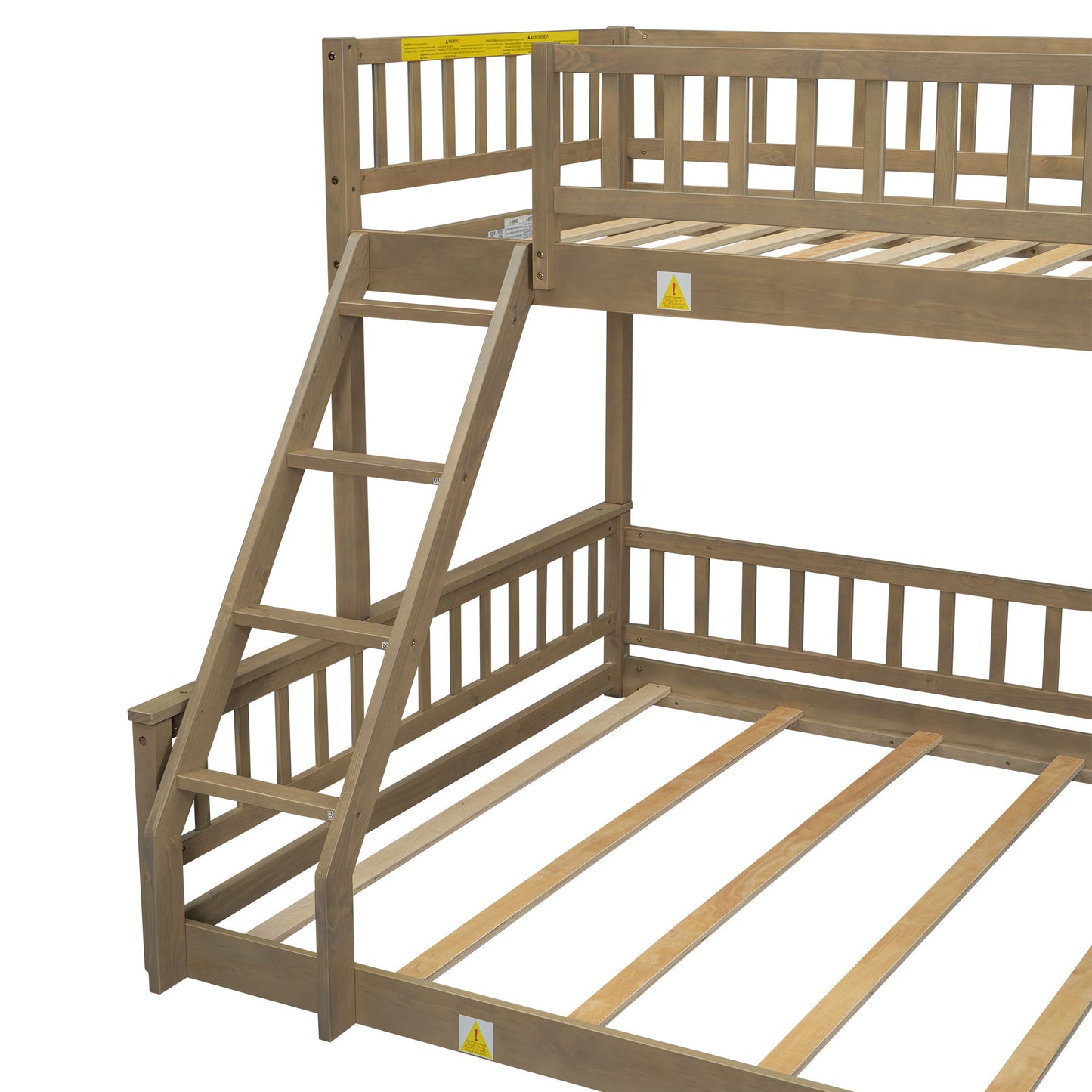 Bunk Bed With Ladder And Guardrails - The Sleep Loft - Online Mattress Showroom NYC