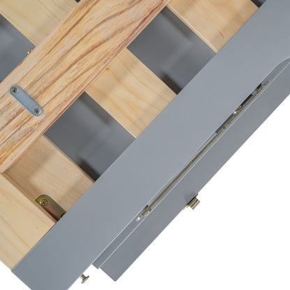 Murphy Bed With Frosted Glass Doors Design, Fake Drawers, Metal Legs - The Sleep Loft - Online Mattress Showroom NYC