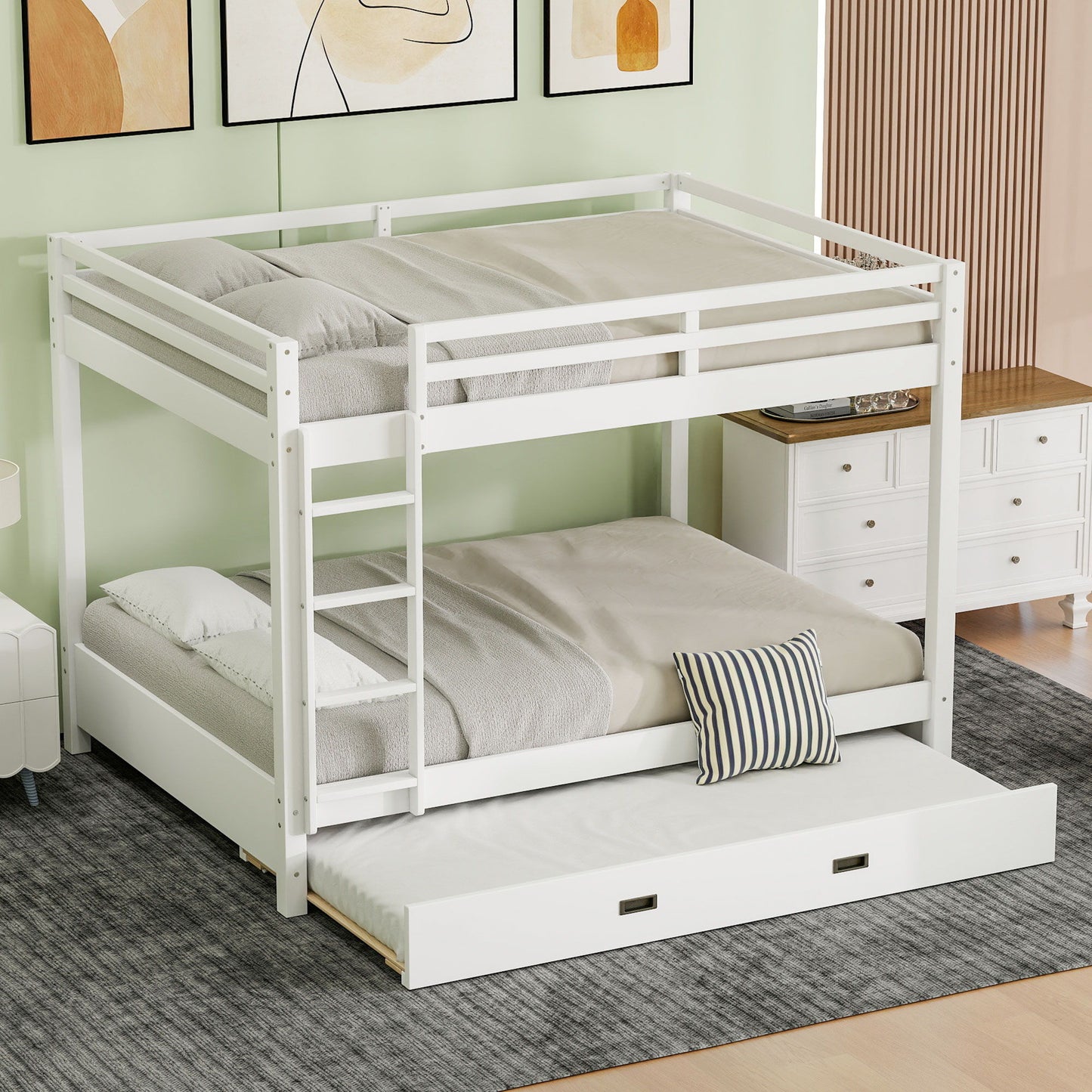Sturdy Bunk Bed With Ladder - The Sleep Loft - Online Mattress Showroom NYC