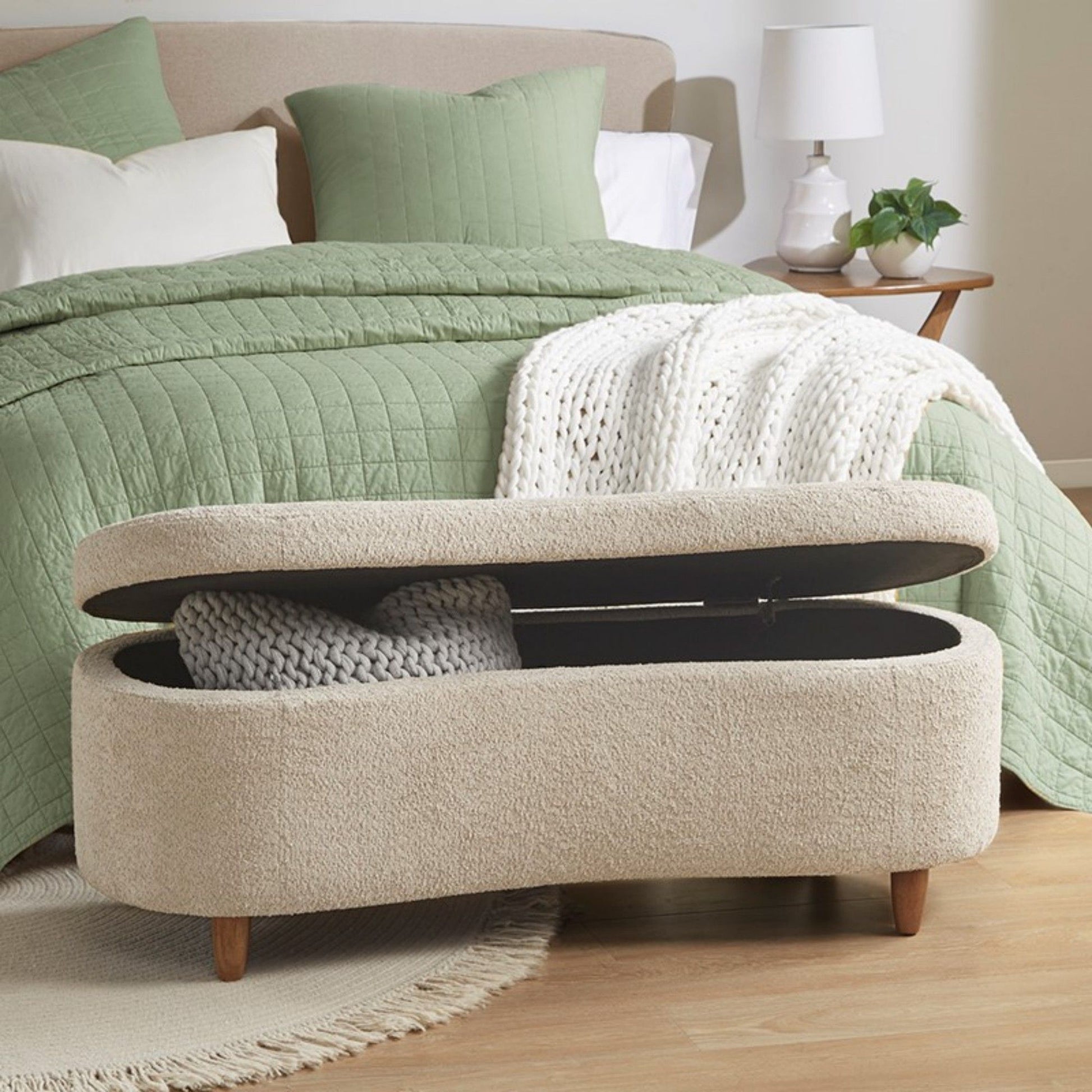Flip Top Storage Bench - The Sleep Loft - Online Mattress Showroom NYC