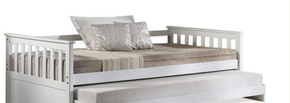 Cominia - Twin Daybed (Trundle Not Included, Bed Only, No Storage) - White - The Sleep Loft - Online Mattress Showroom NYC