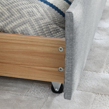 Upholstered Queen Daybed With 2 Drawers - The Sleep Loft - Online Mattress Showroom NYC