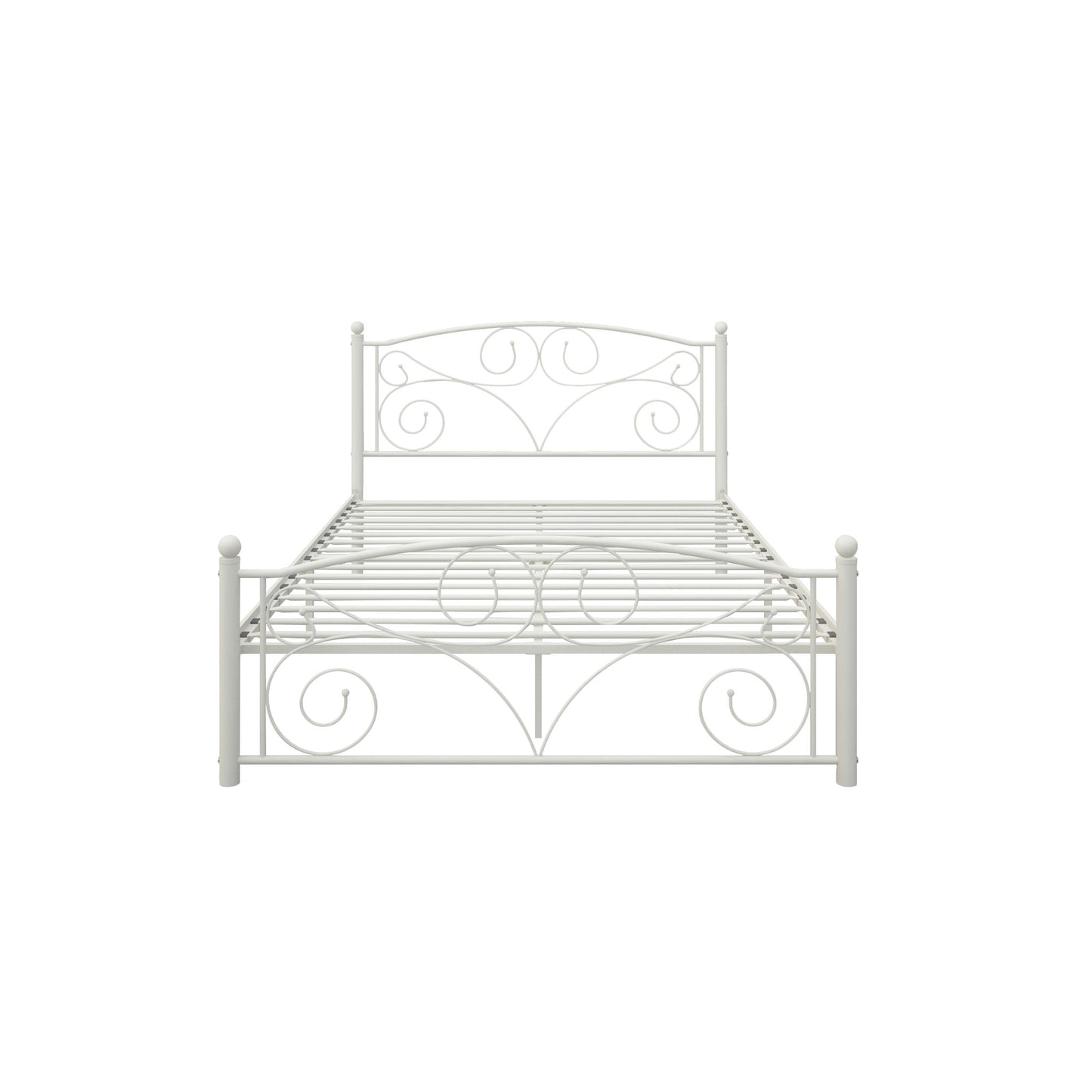 Full With Metal Frame Bed - White - The Sleep Loft - Online Mattress Showroom NYC