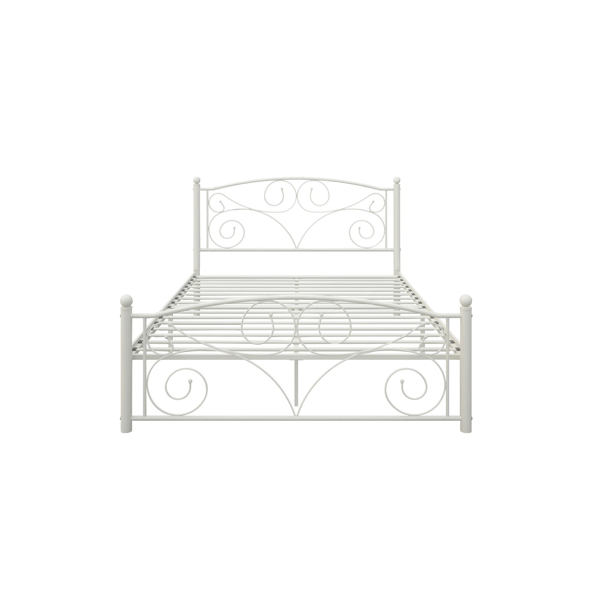 Full With Metal Frame Bed - White - The Sleep Loft - Online Mattress Showroom NYC