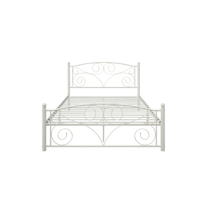 Full With Metal Frame Bed - White - The Sleep Loft - Online Mattress Showroom NYC