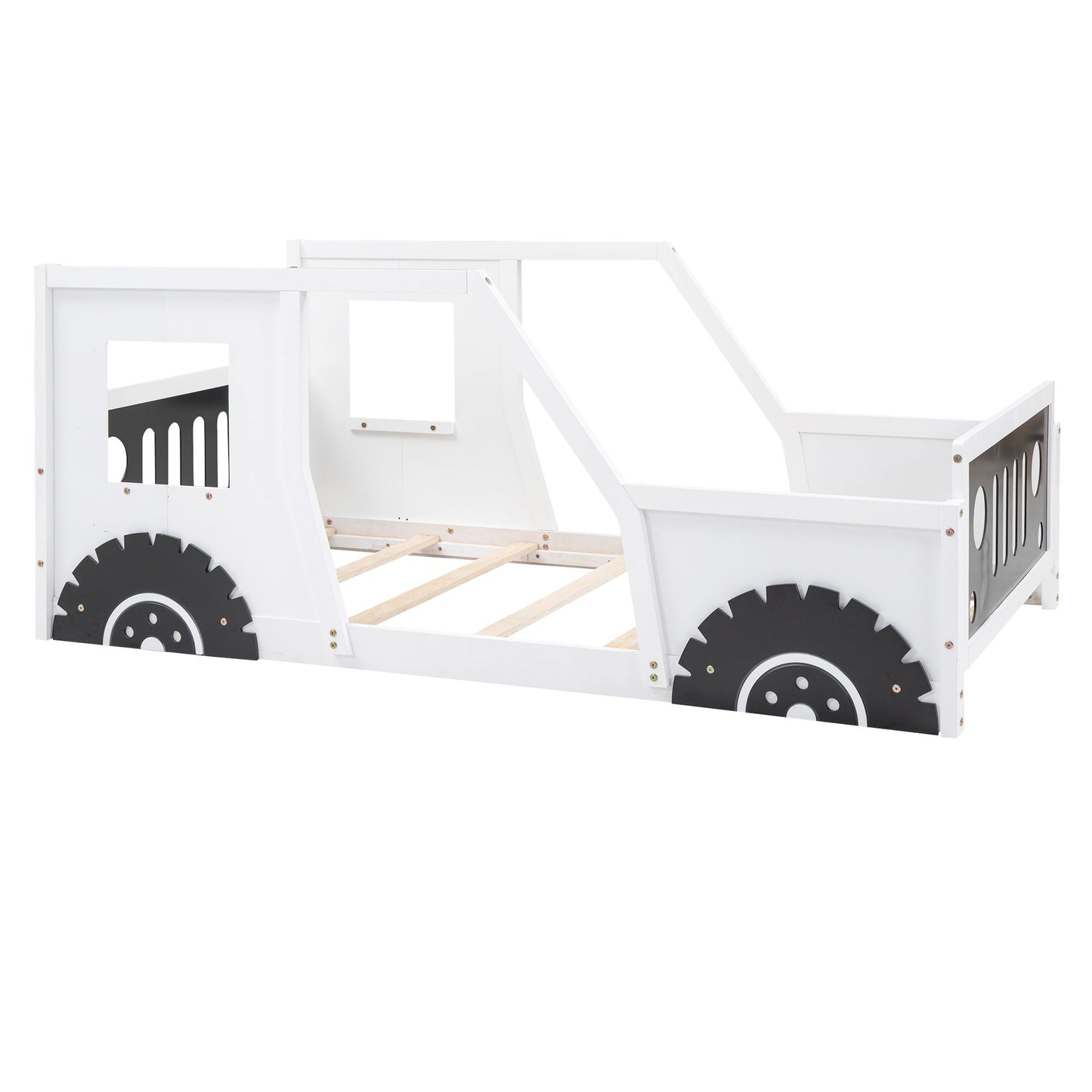Classic Car Shaped Platform Bed With Wheels - The Sleep Loft - Online Mattress Showroom NYC