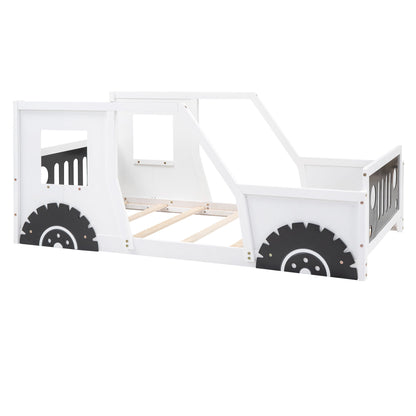 Classic Car Shaped Platform Bed With Wheels - The Sleep Loft - Online Mattress Showroom NYC