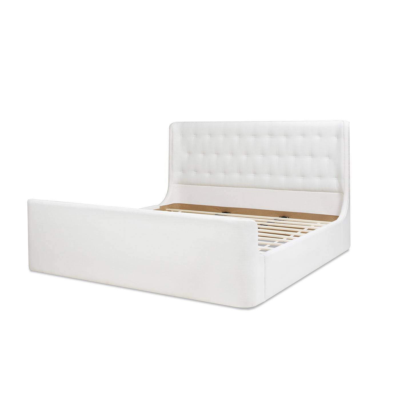Brooks - Contemporary Tufted Shelter Platform Bed - The Sleep Loft - Online Mattress Showroom NYC