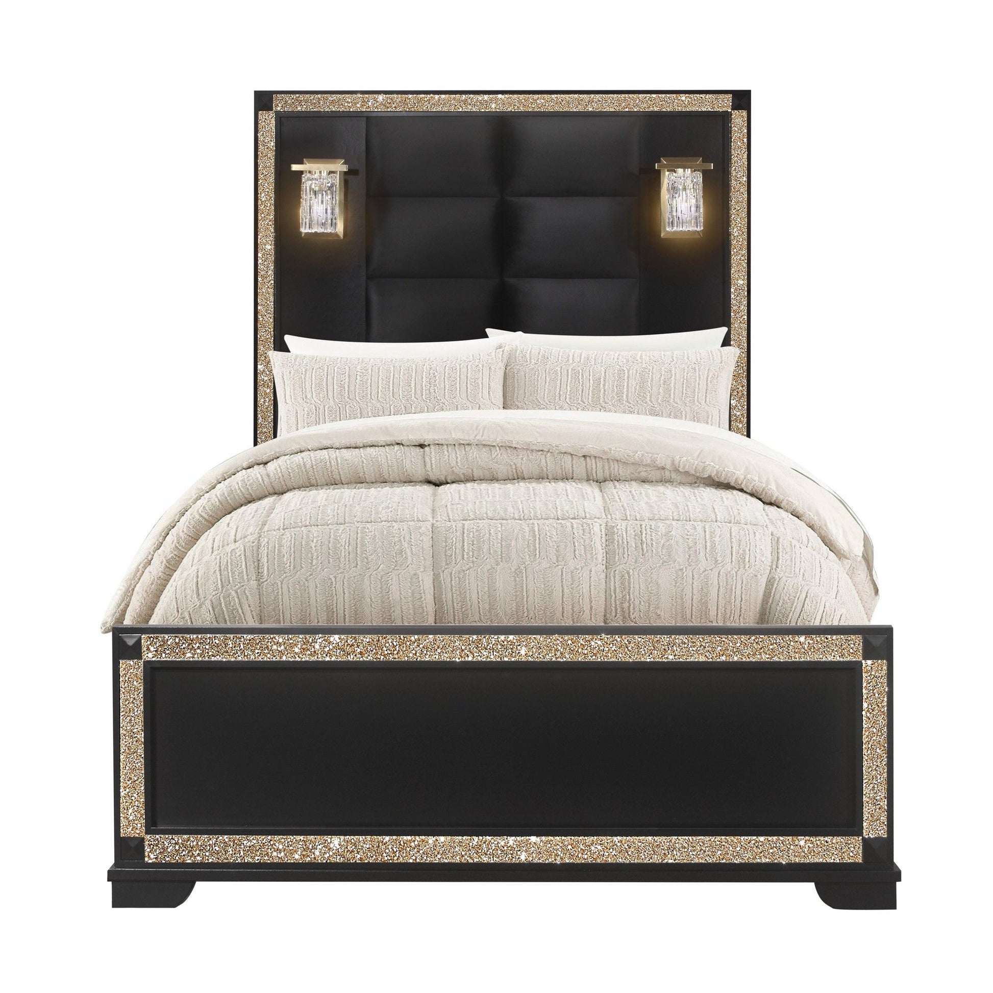 Lively - Bed With Lamps, Elegant Design - The Sleep Loft - Online Mattress Showroom NYC