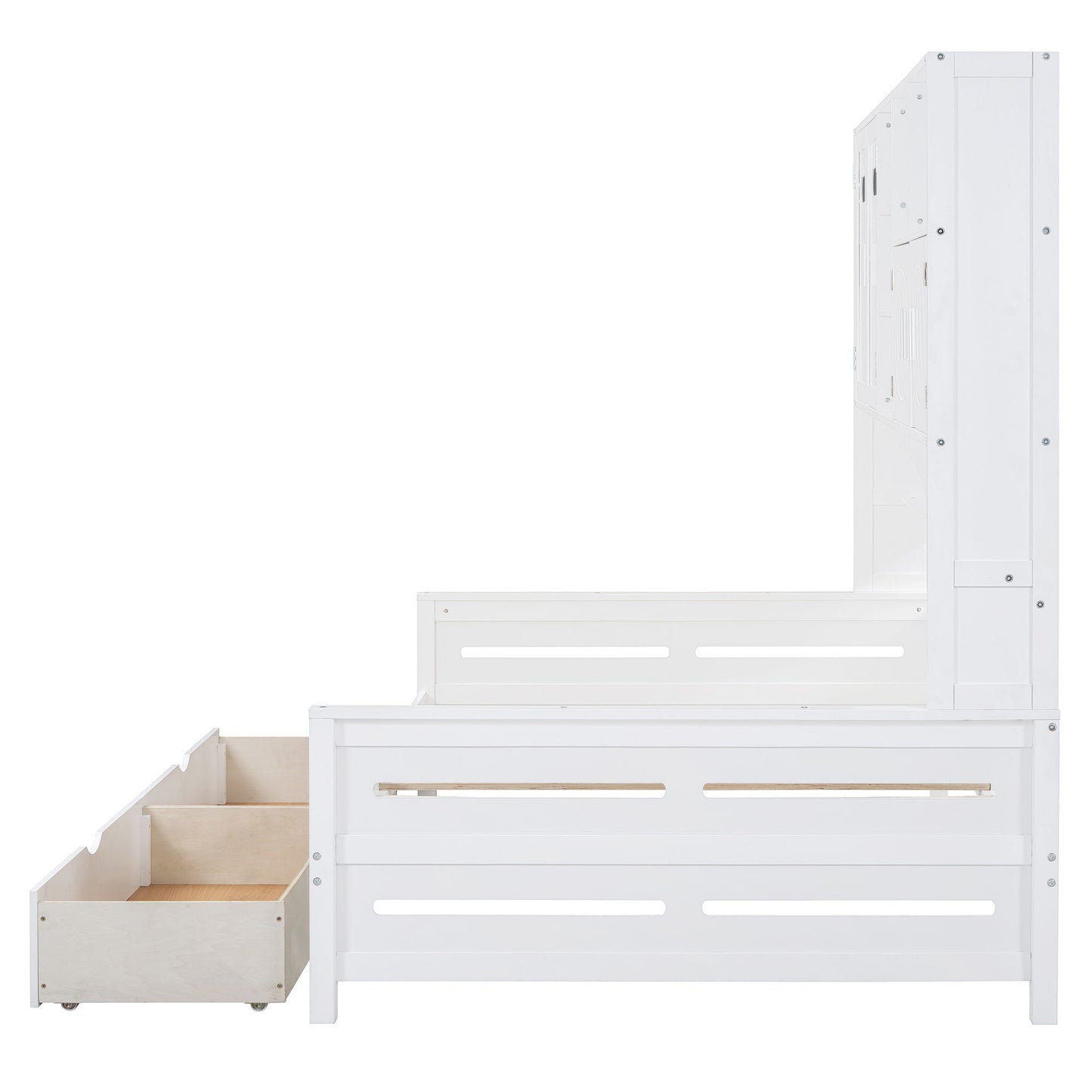 Daybed With All-In-One Cabinet And Shelf - The Sleep Loft - Online Mattress Showroom NYC