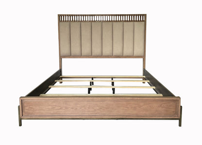 Elegant Design Upholstered And Strap Panel Bed - The Sleep Loft - Online Mattress Showroom NYC