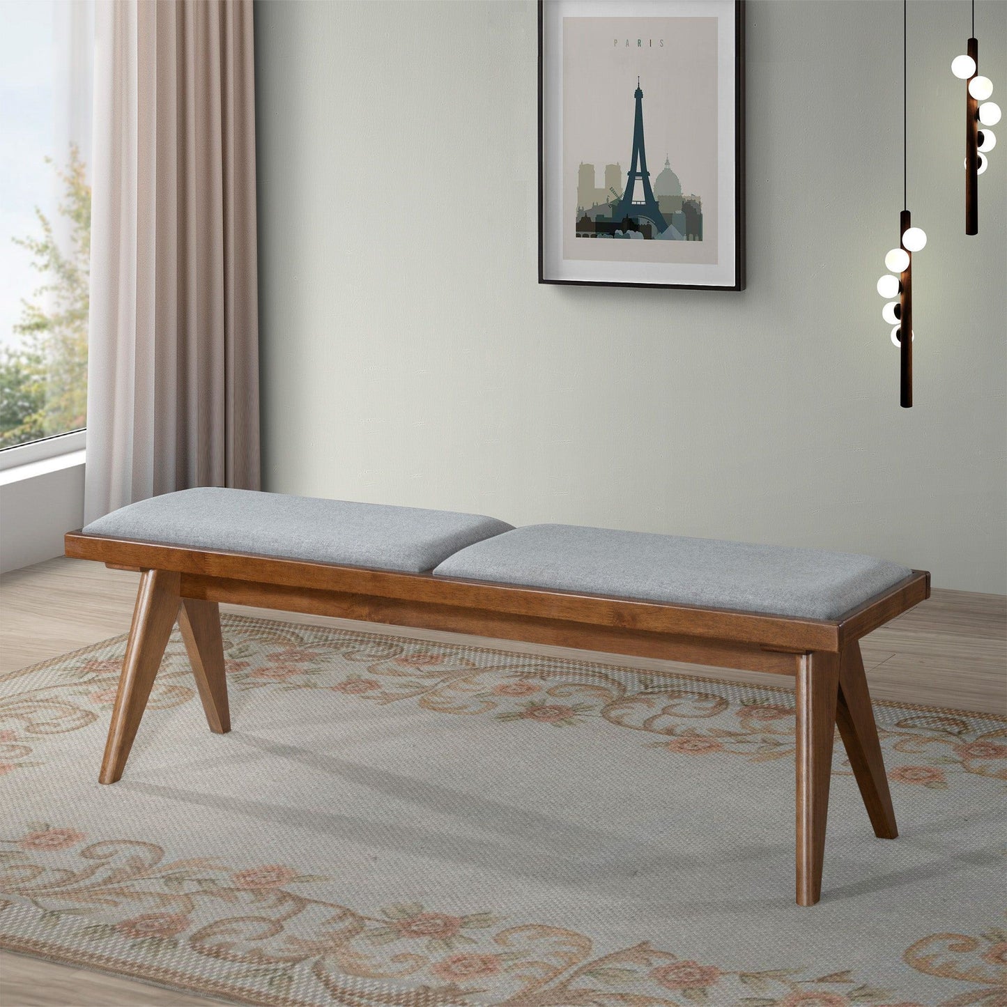 Keira - Modern Aesthetics Bench - The Sleep Loft - Online Mattress Showroom NYC