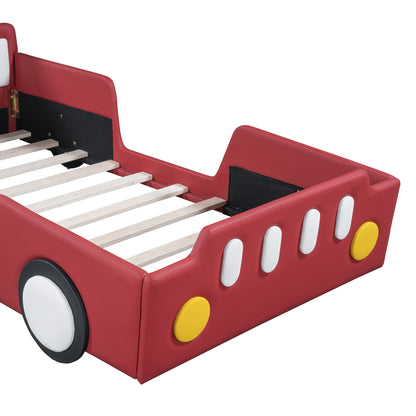 Race Car Shaped Platform Bed With Wheels - The Sleep Loft - Online Mattress Showroom NYC