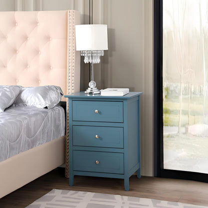 Daniel - 3 Drawer Nightstand - The Sleep Loft - Online Mattress Showroom NYC