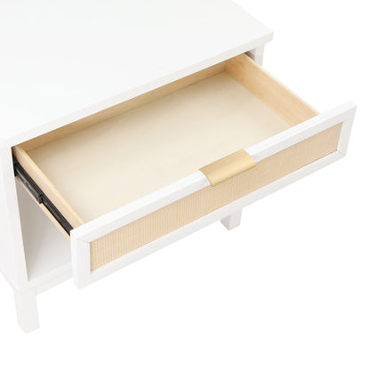 Blake - 1 Drawer Nightstand - White - The Sleep Loft - Online Mattress Showroom NYC