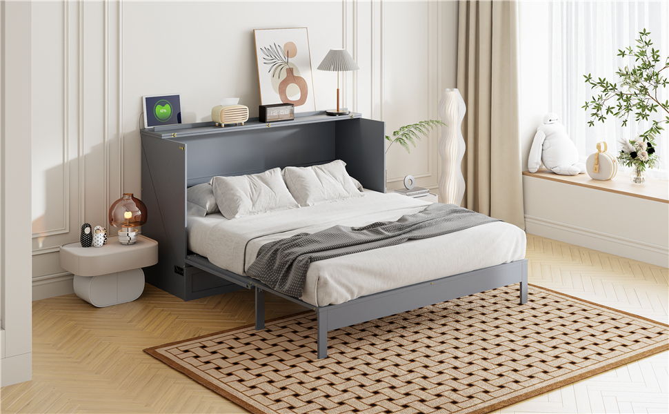 Murphy Bed With Large Drawers - The Sleep Loft - Online Mattress Showroom NYC