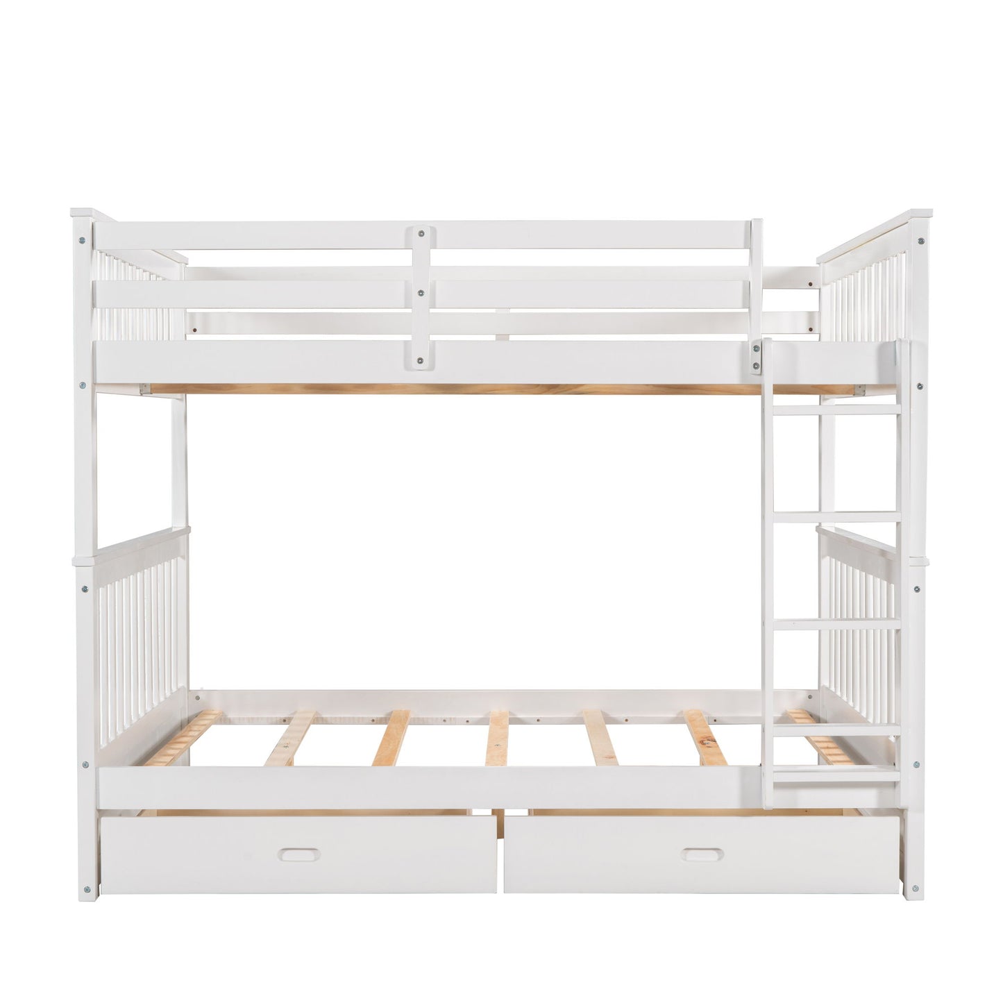 Bunk Bed With Ladders And 2 Storage Drawers - The Sleep Loft - Online Mattress Showroom NYC