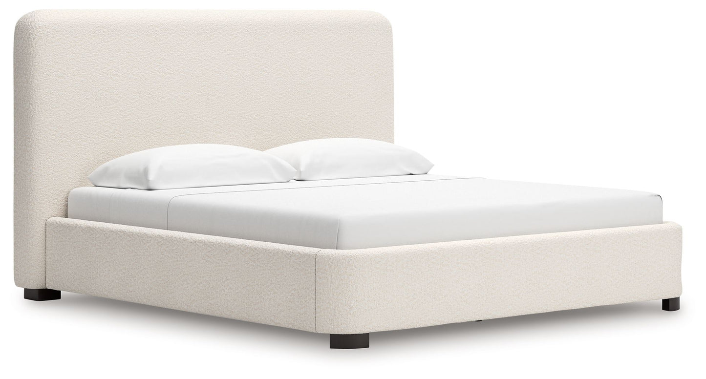 Brintstreet - King Upholstered Bed - Beige - The Sleep Loft - Online Mattress Showroom NYC