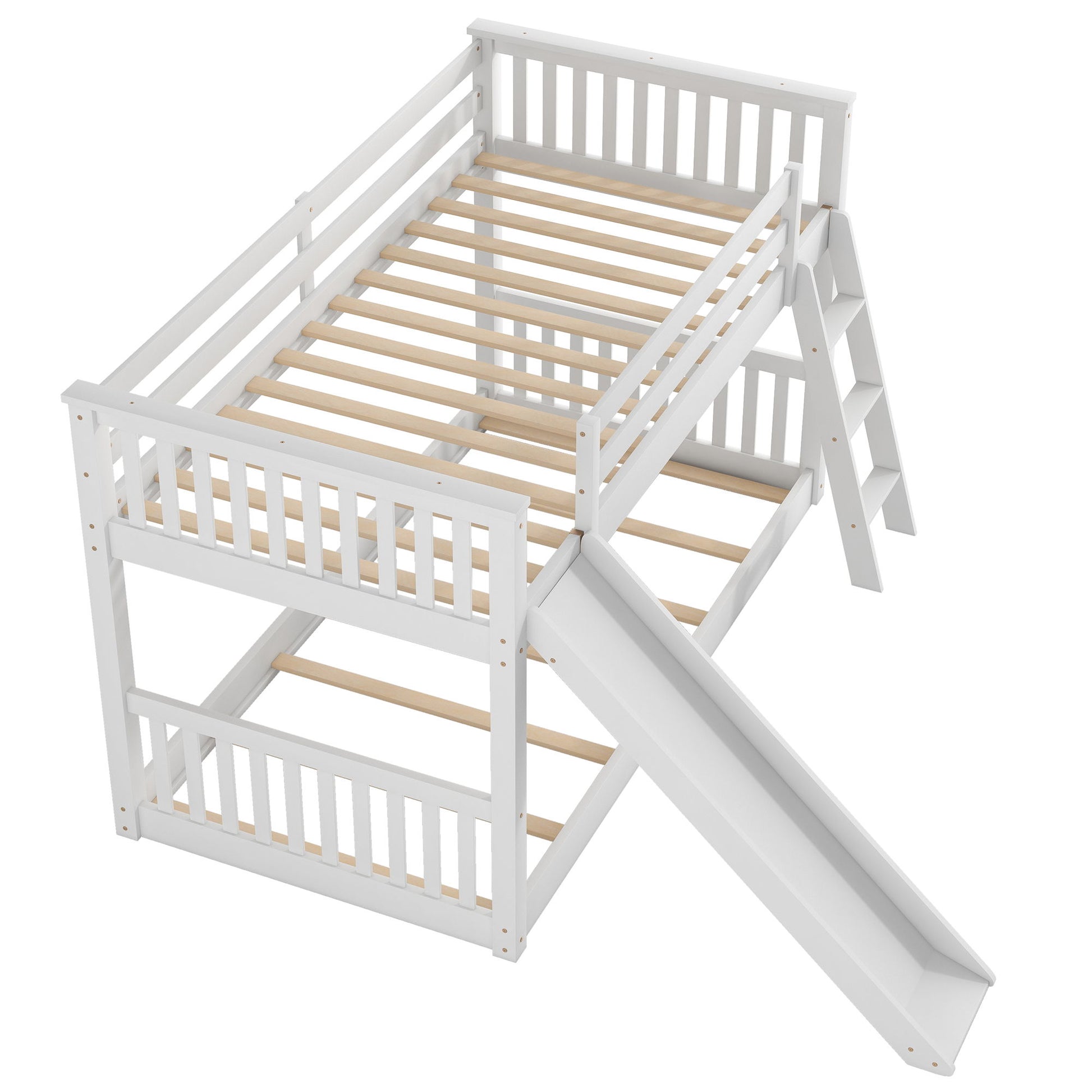 Bunk Bed & Convertible Slide And Ladder - The Sleep Loft - Online Mattress Showroom NYC