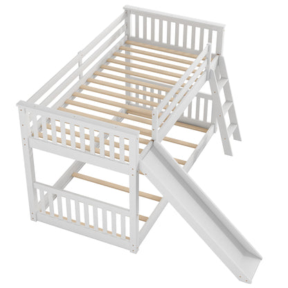 Bunk Bed & Convertible Slide And Ladder - The Sleep Loft - Online Mattress Showroom NYC
